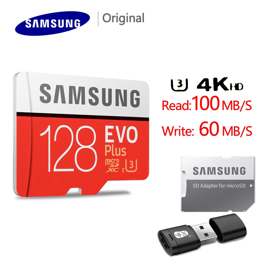 SAMSUNG 128GB U3 Micro SD 256GB Micro SD Card SD/TF Flash Card 32GB 64GB Memory Card