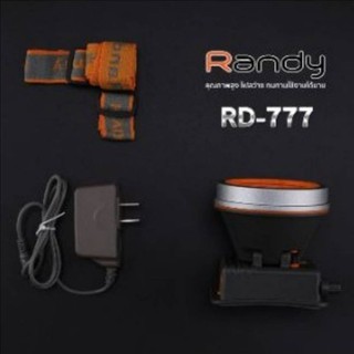 Randyหัวไฟฉายแรงสูงรุ่นRD-777 แบตญี่ปุ่นมีซีลยางกันน้ำ เปิดใช้งานต่อเนื่องได้8-30ชม.