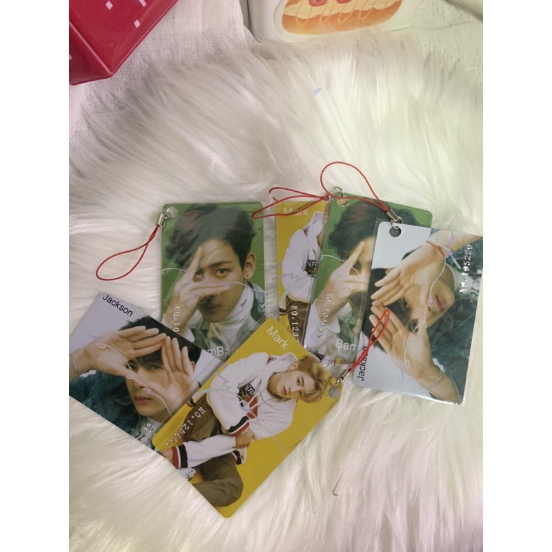 พวงกุญแจ GOT7 พวงกุญแจไอดีการ์ดGOT7 พวงกุญแจGOT7