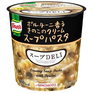 Ajinomoto Knorr Soup Porcini Fragrant Mushroom Cream Soup Pasta Cup 40.7g เส้นมักโรนีซุปครีมเห็ด