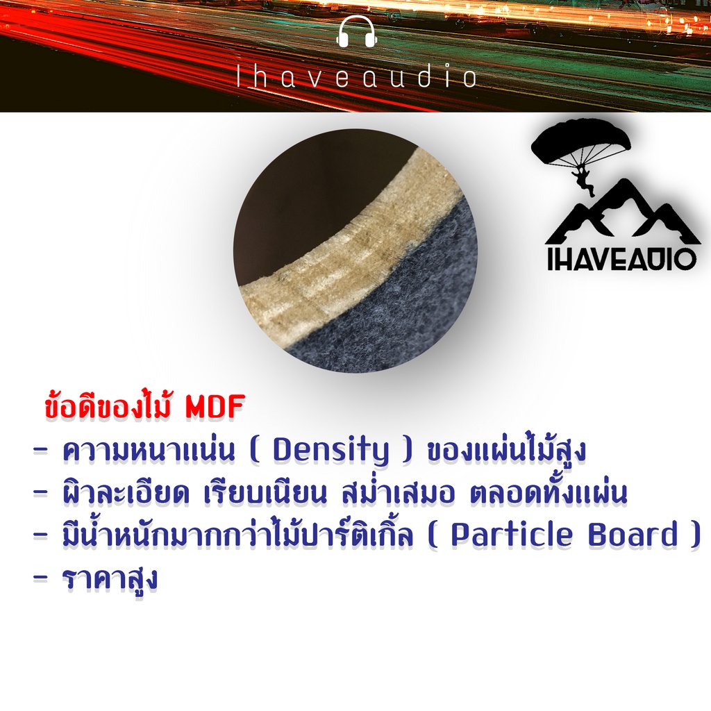 ตู้ลำโพงเปล่า Ihaveaudio ตู้ลิ้น ใส่ซับ 10" โครงหล่อ แม่เหล็ก 1-3 ชั้น หุ้มพรมอัดเทา(1ชิ้น)