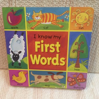 I know my first words (board book )