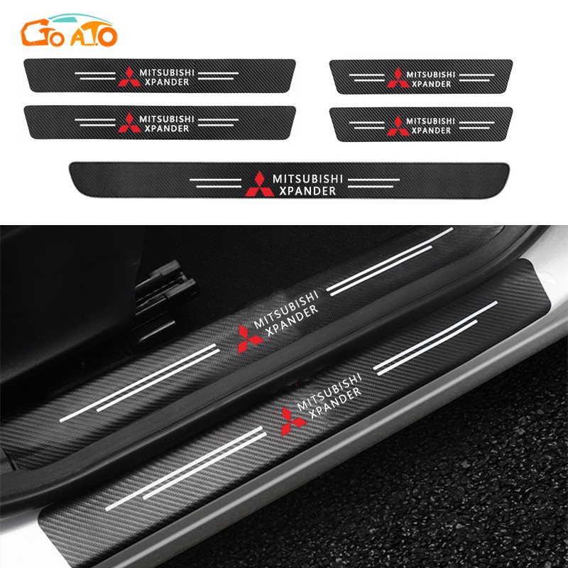 GTIOATO สำหรับ Mitsubishi มิตซูบิชิ Xpander เอ็กซ์แพนเดอร์ คาร์บอนไฟเบอร์ กันรอยประตูรถยนต์ แผ่นกันรอยประตูรถยน สติกเกอร์ท้ายรถ กันรอยท้ายรถ สติ๊กเกอร์ติดรถ