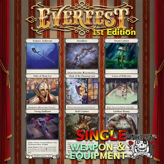 Everfest Equipment Mejestic &amp; Rare  | EVR - A | Flesh and Blood TCG Single | การ์ดแรร์ระดับ M&amp;R ขายแยกใบ