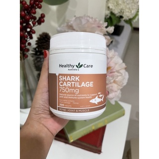 Healthy Care Shark Cartilage 750 mg. 200 เม็ด หมดอายุ Jan 2025