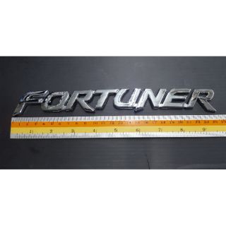 Logo Fortuner ของรถ Toyota 24.5 x 3 cm