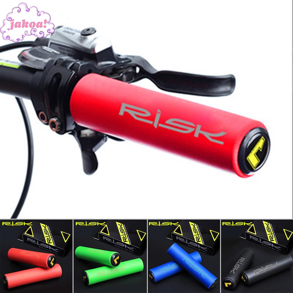 JAKOHandlebar Bicycle Silicone Grips Tape 2PCS Cover NonSlip Easy To