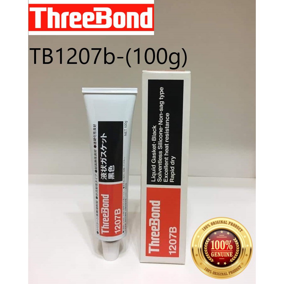 ThreeBond TB1207b ปะเก็นเหลว Black Rapid Dry 1207b (100g)