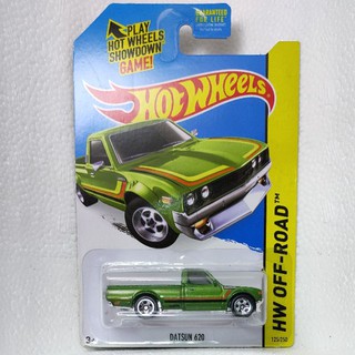 hotwheels DATSUN 620 สีเขียว