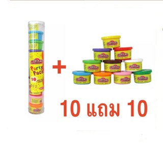 ซื้อ 1 แถม1 ‼️แป้งโดว์ 10 สี 10 กระปุก รวม 20 กระปุก