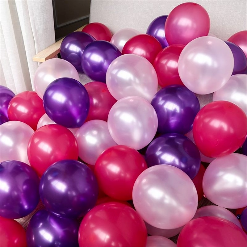 ลูกโป่งยางสีเทาเข้มสีน้ําเงินเข้มสําหรับตกแต่งงานแต่งงาน 20/50/100 ชิ้น 5 นิ้ว - รูปที่ 2