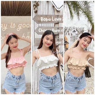 เสื้อสายเดี่ยวน่ารัก รุ่น Tie crop