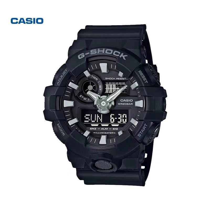Casio G-Shock นาฬิกาข้อมือผู้ชาย สายเรซิ่น รุ่น GA-700-1BDR - สีดำ