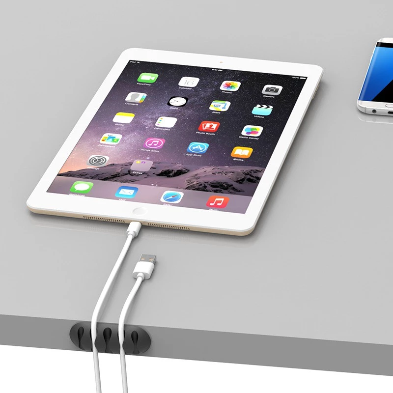 Cable Organizer Cable Clip Gadget Smarpthone PC Laptop Table Office thumbnail 7