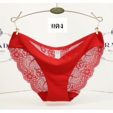 กางเกงในลายลูกไม้ สวย หรู เอวต่ำ คล้ายจีสตริง sexy panties