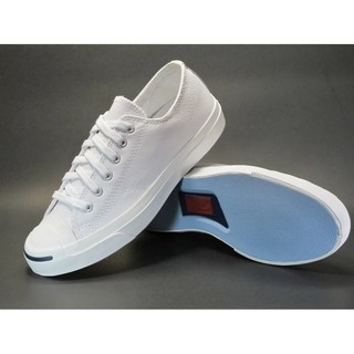 รองเท้าผ้าใบ Converse  Jack Purcell Leather OX สีขาว