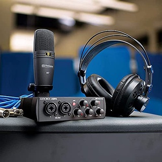 Presonus AudioBox USB 96 25th Studio Audio Interface เซ็ททำเพลง ไมค์อัดเสียง+หูฟังมอนิเตอร์+อินเตอร์เฟส Free Softwere