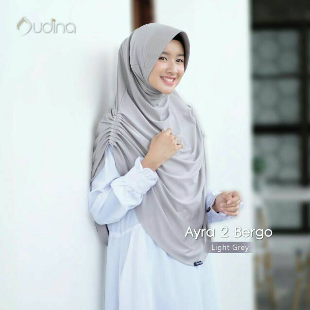 AYRA SERI 2 BERGO ORI AUDINA ORNJI INSTANT HIJAB INSTANT SYARI PET ANTEM ORI AUDINA INHSHOP INH SHOP