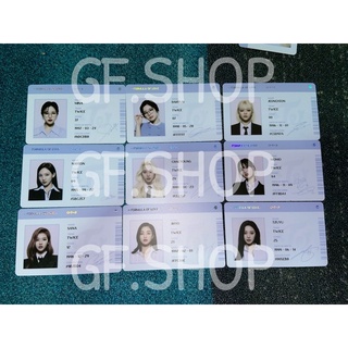 Set ID Card (สีฟ้า) TWICE - Full Album Vol.3 [Formula of Love: O+T=&lt;3]