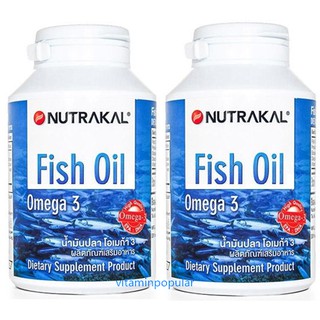 Nutrakal Fish Oil Omega 3 บรรจุ 90 แคปซูลx2