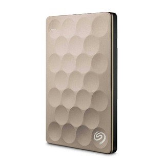 Seagate External Harddisk Ultra Slim 1TB Gold เอ็กซ์เทอร์นัลฮาร์ดดิสก์ สีทอง