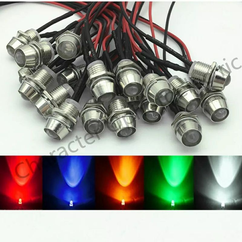 LED INDICATOR ไฟฉาย 3 สี RGB 5MM 12V