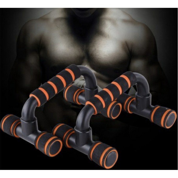Fitness Gym PUSH Up Bar Heavy Duty Pumping Trainer พร้อมกล่องสี (Push Up Support Bar)
