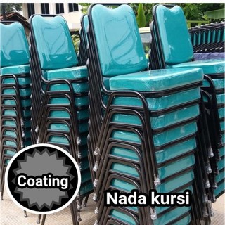 KURSI SUSUN KURSI HAJATAN KURSI KANTOR KURSI SERBAGUNA KURSI BESI MODEL FUTURA (RANGKA HITAM)