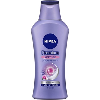 Nivea Premium Body Milk Moisture Rose Scent(200 g) Soft and Shiny Skinกลิ่นกุหลาบจากญี่ปุ่น