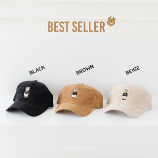 LON CAP 🧢 - หมวกแก๊ปลายปักคุณหมีWUD ลายลิขสิทธิ์©️