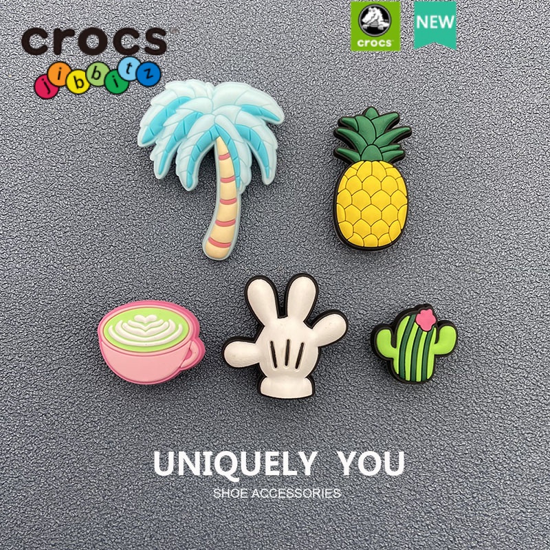 Crocs/jibbitz charms บักเกิลติดรองเท้า แฟชั่นฤดูร้อน สําหรับตกแต่งรองเท้า