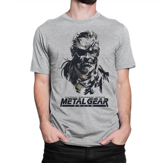 T-shirt  เสื้อยืด ลาย Metal Gear Solid Big Boss สําหรับผู้ชาย (hm-240)S-5XL