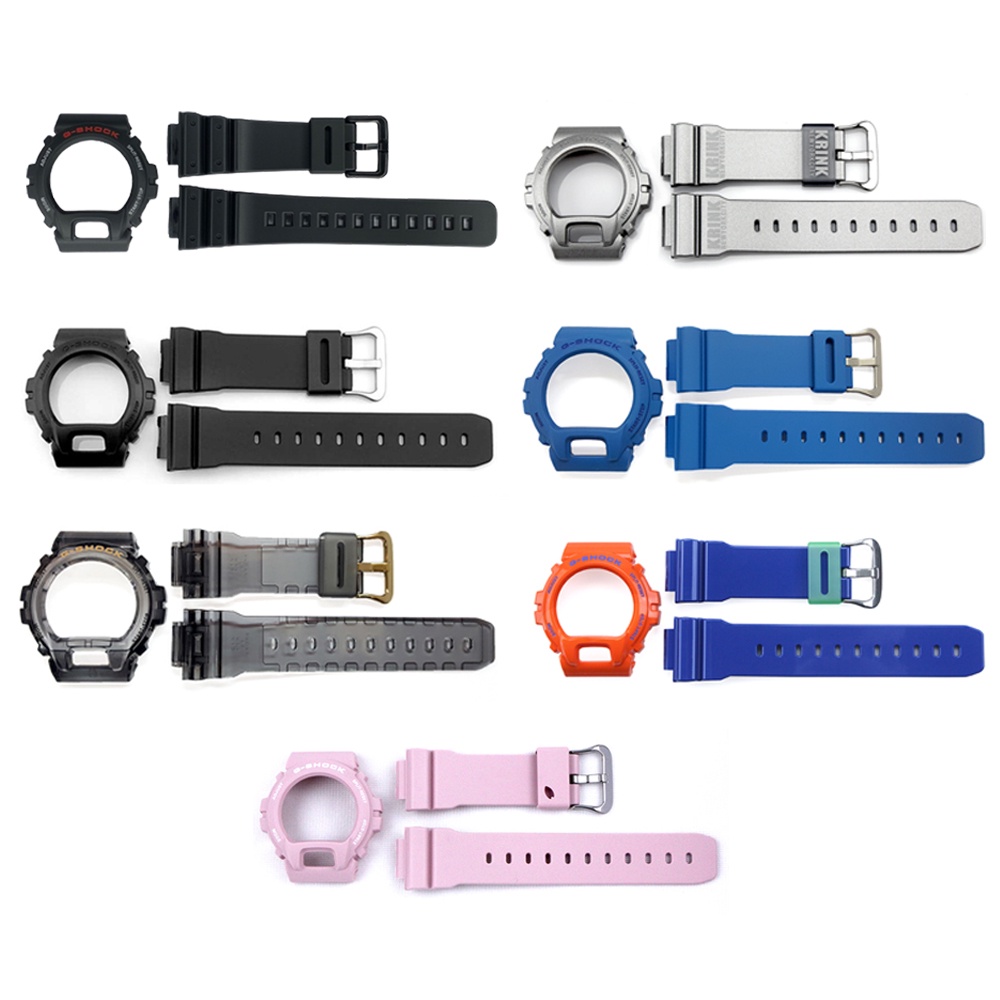 Casio G-Shock กรอบและสาย DW-6900,DW-6900-1,DW-6900BBA-1,DW-6900FG-8,DW-6900KR-8,DW-6900MM-2,DW-6900S