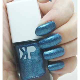 KP Premium NailPolish - Matte Special -Sandy Teal(MS009S) -ยาทาเล็บ แบบด้านพิเศษ -สีน้ำเงินอมเขียวเนื้อทราย