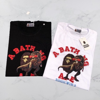 A BATHING APE เสื้อยืด พิมพ์ลาย BAPE JURASSIC WORLD BAPE สําหรับผู้ชาย