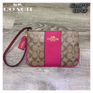 👛กระเป๋าตังค์ Coach 6" 🎉งานสวย✅❤️😍