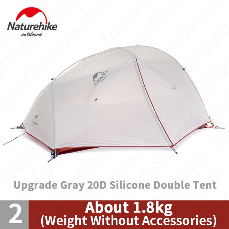 Naturehike Star River Camping เต็นท์อัพเกรด Ultralight 2 คน เต็นท์น้ำหนักเบา พร้อมกราวชีทตรงรุ่น พร้อมส่งจากไทย