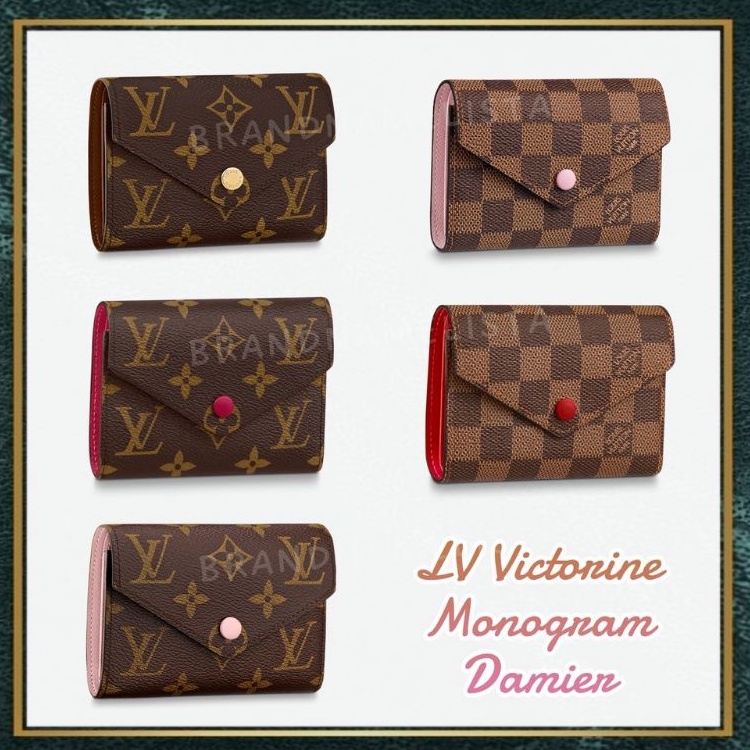 [สอบถาม​ก่อน​กด​ซื้อ]​ แท้​ ​💯 New​ LV Victorine wallet Damier/Monogram