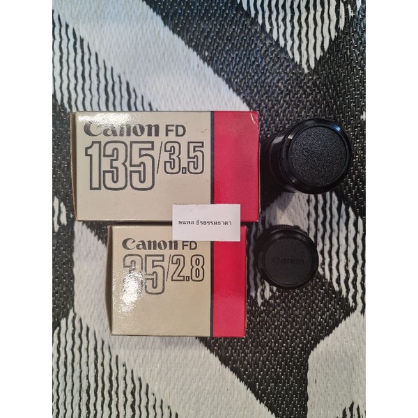 Lens Canon New Fd 135 f2.8 พร้อมกล่อง