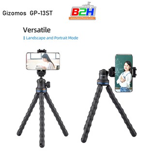 GIZOMOS GP-13ST FLEXIBLE SELFIE STICK TRIPOD BLACK ขาตั้ง