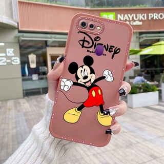 สําหรับ OPPO F9 Pro A7x เคส การ์ตูน มิกกี้ น่ารัก เคสยางนิ่ม เลนส์เต็มรูปแบบ ฝาหลังกล้อง รูปแบบป้องกัน เคสกันกระแทก