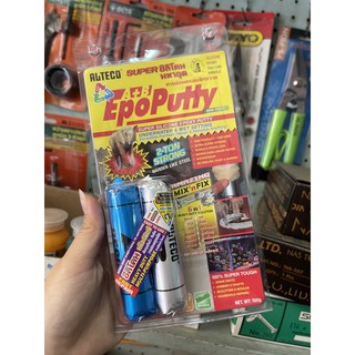 SUPER ซิลิโคน มหาอุด 2 ตัน EpoPutty EPOXY PUTTY กาวดินน้ำมัน กาวอุดติดสารพัดประโยชน์ 100 กรัม EPOXYPUTTY ALTECO