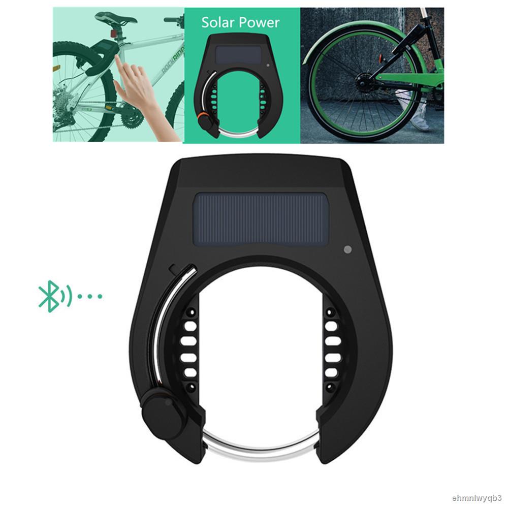 Bike Lock Bluetooth Smart Lock Anti Theft Alarm Keyless App Control
