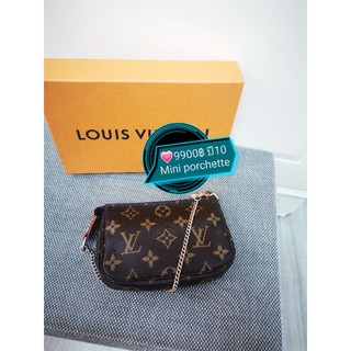 LV mini pochette​ ปี2010 ลายชัดมาก