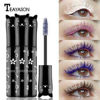 Teayason มาสคาร่าเหลว ดัดขนตา แบบหนา สีสันสดใส