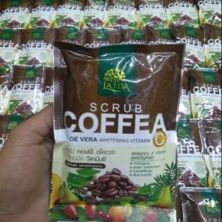 สครับ ลดา scrub coffea