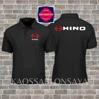 เสื้อโปโล คอปก แขนสั้น พิมพ์ลายโลโก้ Hino Sablonsaya