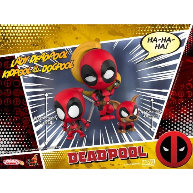 Cosbaby Lady Deadpool, Kidpool &amp; Dogpool ของแท้100% จาก Hottoys