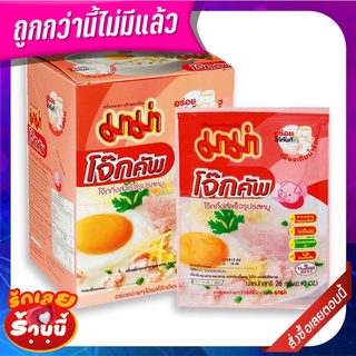 มาม่า โจ๊กกึ่งสำเร็จรูป รสไก่ 26 กรัม x 12 ซอง Mama Cup Jok Chicken 26 g x 12