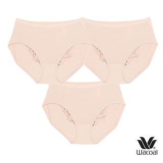 กางเกงใน Wacoal U-Fit Half Panty ทรง Half (ครึ่งตัว) สีเนื้อ (NN) 3 ชิ้น กางเกงในผู้หญิง วาโก้ รุ่น WU3937